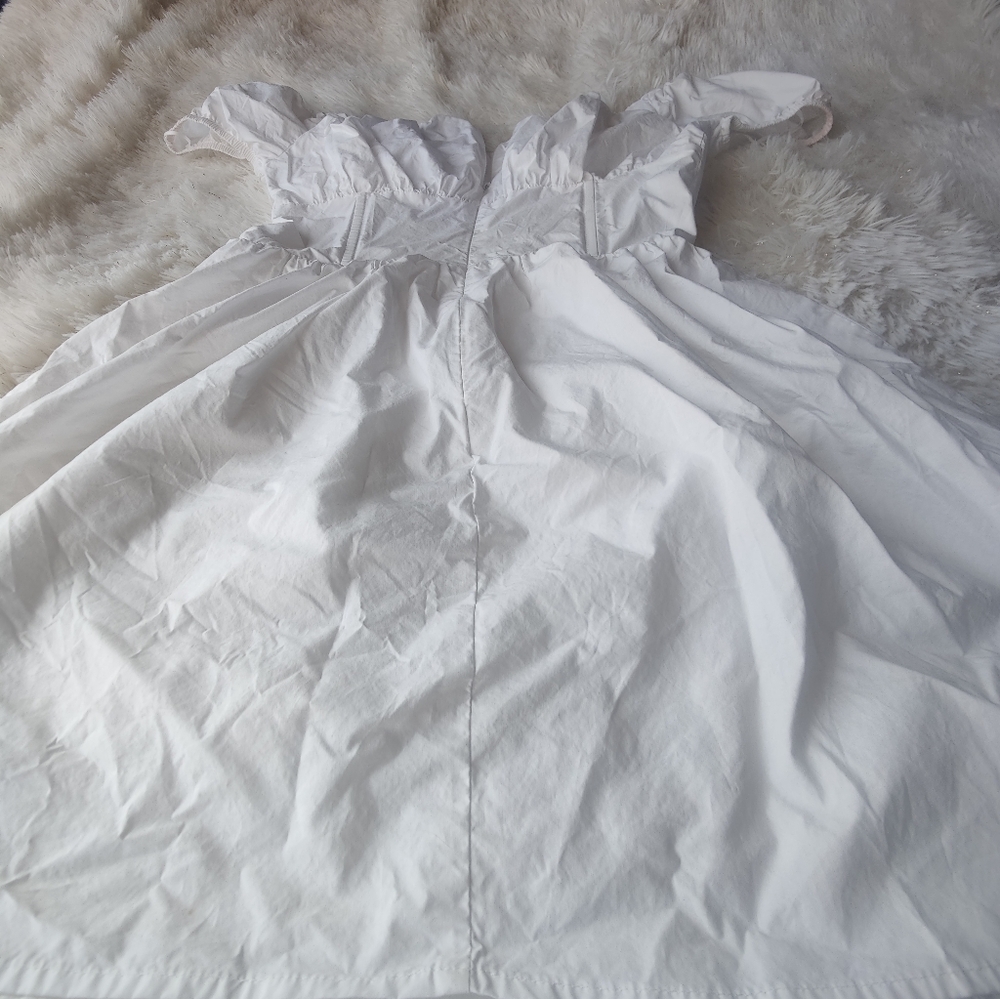 LA hearts Puff sleeve Off the Shoulder mini dress Size Small Like New - Picture 8 of 16